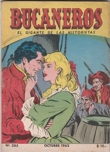 BUCANEROS 203 EL GIGANTE DE LAS HISTORIETAS OCTUBRE 1962 ED. BOIS ARGENTINA - Picture 1 of 1