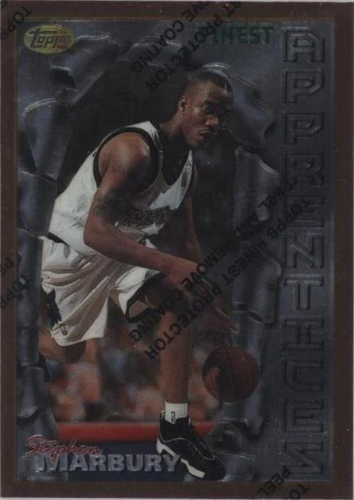 1996-97 Topps Finest - Stephon Marbury #62