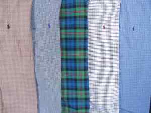 Lot Of 5 Ralph Lauren Polo Long Sleeve Button Front Shirts Mens L 16 1/2 4 NWOT 