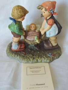 Sujetador Goebel Studio Hummel # 10 ""Entrega especial"" 6""x 7""x 4,5"". Con C.O.A. - Imagen 1 de 6