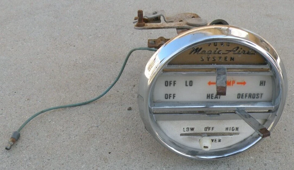 FORD THUNDERBIRD AC DASH HEATER CONTROL ASSEMBLY 1958-1960 58-60 OEM - Image 1 of 4