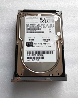 SUN 146G 10K 390-0253 540-6602 XRASC1CA-146G SCSI Hard Drive - Image 1 of 4