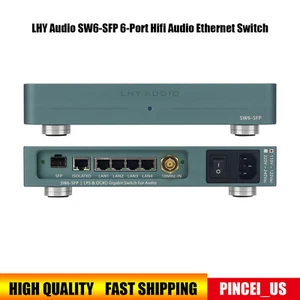 LHY Audio SW6-SFP 6 Port Hifi Audio Ethernet Netzwerk Switch mit SC-Cut OCXO - Bild 1 von 8