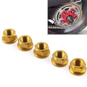 M10 Pignone Posteriore Adattato Ducati Hypermotard 796 950 Hyperstrada 821 939 Oro - Foto 1 di 5