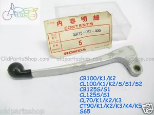 Honda CT90 CL70 S65 CB100 CL100 CB125 CL125 Lever LH NOS Brake 53178-051-000 - Picture 1 of 3