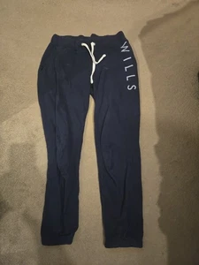 Ladies Jack Wills Joggers Size 8 Blue - Picture 1 of 1