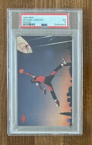 1985 Nike Michael Jordan Jumbo Promo Rookie Card PSA 5 - Bild 1 von 2