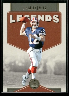 2022 Panini Legacy Football Jim Kelly LEGENDS INSERT Buffalo Bills #111 🔥 - Image 1 of 2