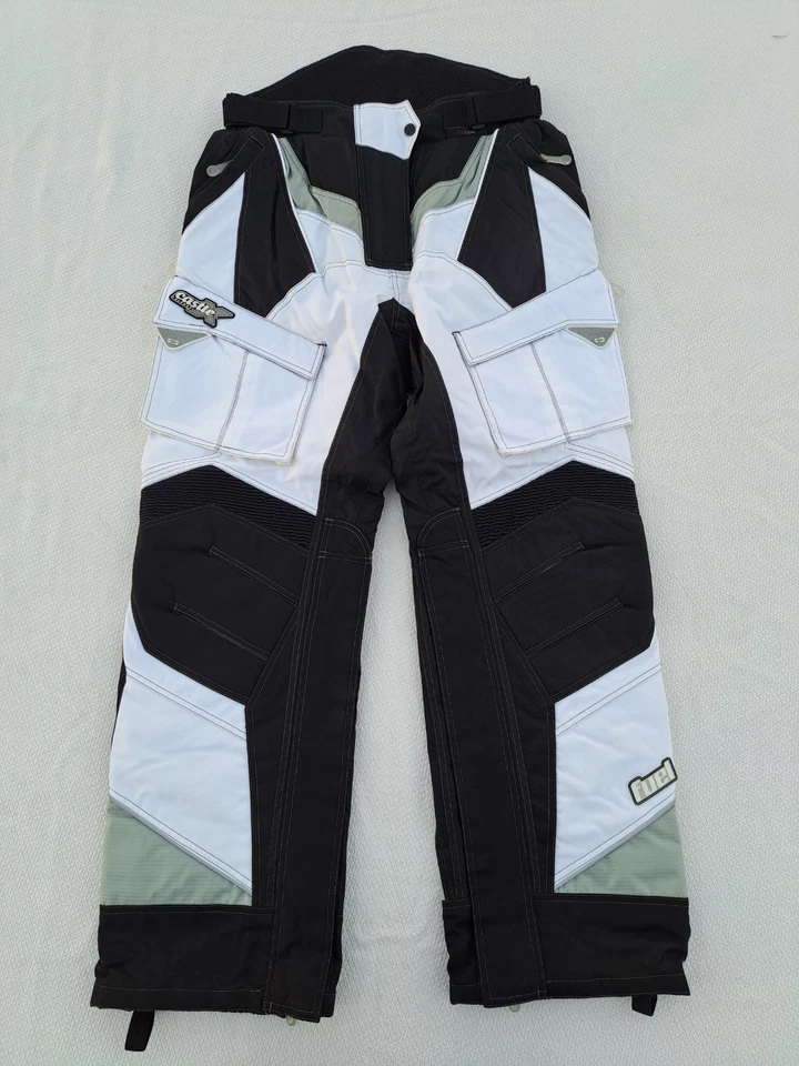 Castle X G8 赛车燃料白色雪地摩托车冬季雪裤 Hitena 女式中号 — 第 1/4 张图片