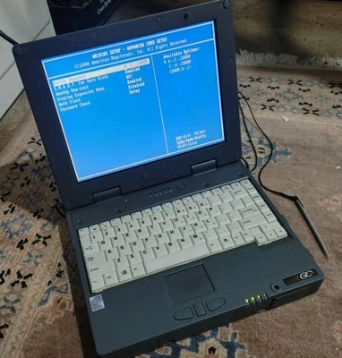 Vintage Military General Dynamics Itronix GoBook IX250 Laptop **No OS - Image 1 of 4