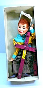 Marioneta vaquera vintage Hazell's Talking Marionette #405 Buckaroo Bill años 50 con caja - Imagen 1 de 14
