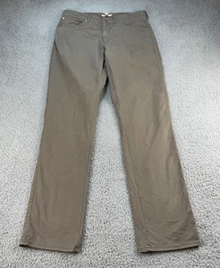 Peter Millar Crown Ultimate Satin 5 Pocket hellbraune Hose Größe 33 x 33 MF15B93 - Bild 1 von 13