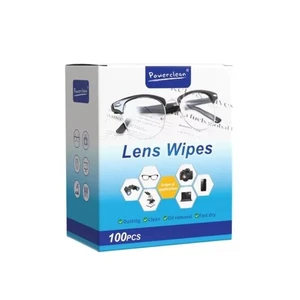 100Pcs/Box Anit-fog Glasses Anti Fog Wipe Cleaning Anti-Fog Lens Wipes - Picture 1 of 12