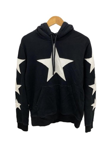 Felpa con cappuccio BURBERRY motivo stella cotone XS nero 8034567 usata