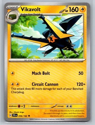 Vikavolt #056/162 SV05: Temporal Forces Uncommon - Pokemon Cards C91 - Image 1 of 2
