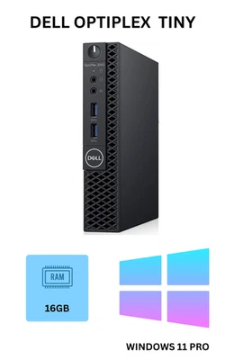 Dell Desktop Windows 11 Home Computer Mini Pc 16GB RAM 1TB HDD Intel i5 Wi-Fi - Image 1 of 4