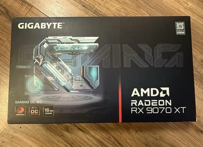 Gigabyte Radeon RX 9070 XT GAMING 16GB OC Graphics Card - Image 1 of 4