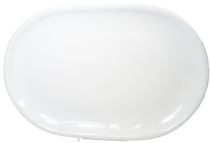 PERLGRAU von Block Ovale Platte 14,5" NEU NIE BENUTZT Portugal Form Gulotta - Bild 1 von 4
