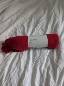 IKEA Vinterfint Throw - Rojo - 120cm X 160cm - Nuevo y sin usar - Imagen 1 de 3