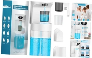 Automatic Mouthwash Dispenser for Bathroom,20.29 oz Touchless Electric White - Picture 1 of 7