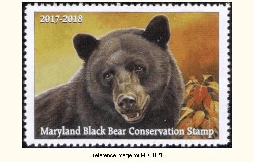 D2K Maryland Black Bear 2017-8 ($5.00) Stamp - Image 1 of 1