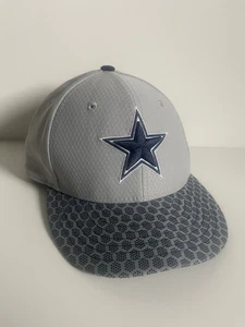 Dallas Cowboys New Era YOUTH Fitted Grey NFL Cap Hat Blue Star - Picture 1 of 6