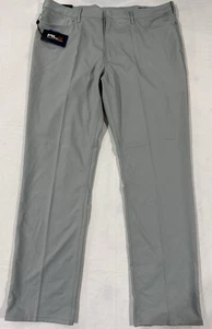 Pantalones de golf Polo Ralph Lauren RLX para hombre 38x32 ajuste a medida gris jaspeado nuevos con etiquetas $125 - Imagen 1 de 13