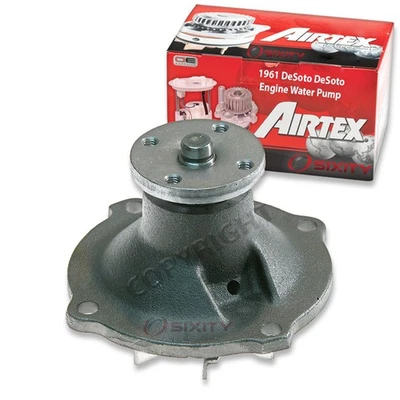 Airtex Engine Water Pump for 1961 DeSoto DeSoto 5.9L V8 Coolant Antifreeze jn - Image 1 of 4