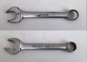 Snap On 19mm 12 Point Combination Wrench Made In USA EOXM 19 / 6 3/4 Inches Long - Picture 1 of 4
