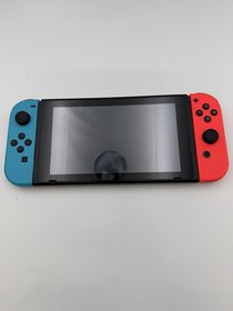 Nintendo Switch Neon Blue/Red 32GB - Tested & Working Model HAC-001-01  READ