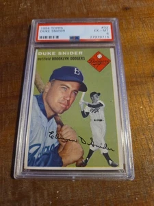 1954 Topps #32 Duke Snider PSA 6 - Picture 1 of 3
