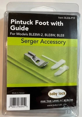 Baby Lock BLE8-PTF Pintuck Foot with Guide - Image 1 of 4