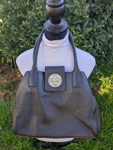 Kate Spade Tasche Bexley Stevie Pebbled schwarz Leder Handtasche Medium lässig Beuteltasche - Bild 1 von 11