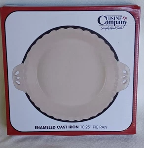 Cuisine Company Kuchenform Emailliert Gusseisen Backen Kochen 10,25" 1,5 Quart NEU Rot - Bild 1 von 3