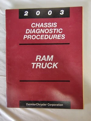 Ram Truck 2003 chasis manual de procedimientos de diagnóstico Foto 1 de 4