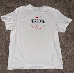 Camisa Virginia Cavaliers Para Hombres X-Grande Blanca NCAA Baloncesto Nike Camiseta Universitaria - Imagen 1 de 4