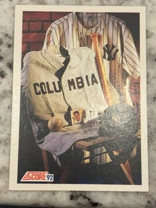 1992 Score #879 Babe Ruth New York Yankees+#881 LOU GERHIG - Picture 1 of 4