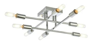 Flush Mount Pendant Chandelier Lighting Chrome Modern Living Dining Room Kitchen - Picture 1 of 7