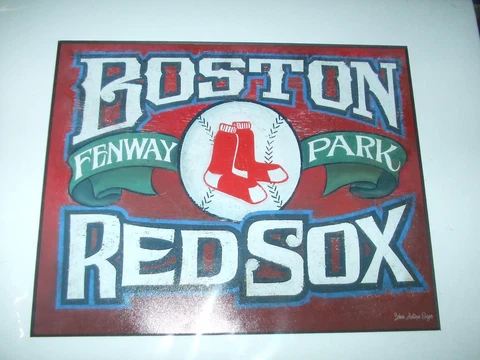 Boston Red Sox Fenway Park Sign Cover