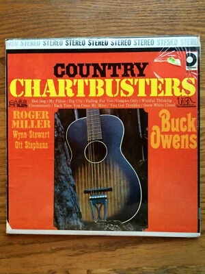 Buck Owens, Roger Miller Country Chartbusters , DLP-628 Shrink Record PET RESCUE - Image 1 of 2