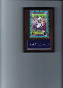 RAY LEWIS PLAQUE BALTIMORE RAVENS FOOTBALL NFL C - Picture 1 of 1