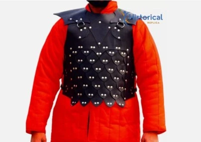 РАСПРОДАЖА ВЫХОДНЫХ Viking Кельтская кожа масштаб Larp косплей костюм доспехи - Изображение 1 из 4