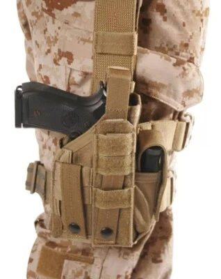 Blackhawk Omega tactical Thigh Holster for Beretta M9A3 W/ Light TLR X300 - Image 1 of 4