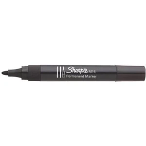Sharpie Permanent-Marker M15, Rundspitze, schwarz - Bild 1 von 1