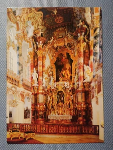 Postal antigua postal Die Wies Santuario al Salvador flagelado - Imagen 1 de 2