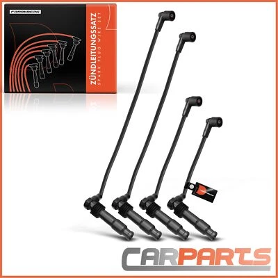 4x Ignition Cable para Opel Antara Astra F Cc Omega B Vectra A 92-11 - Imagen 1 de 4