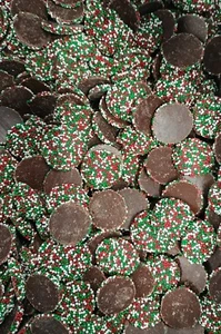 Christmas Maxi Nonpareils Chocolate Candy Candies 1 Pound - Picture 1 of 1