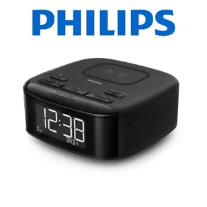 PHILIPS Bluetooth Alarm Clock Radio W/ FM, DAB+ Radio & QI Charger - TAR7705/98 - Picture 1 of 3