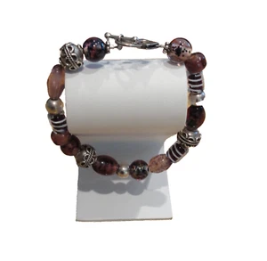 Chico's Lavender Purple Amethyst Lilac Silver Bracelet New! - Picture 1 of 5