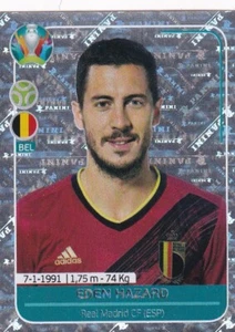 Panini Euro EM 2020 Preview Sticker BEL 6 Eden Hazard Glitzer - Picture 1 of 2